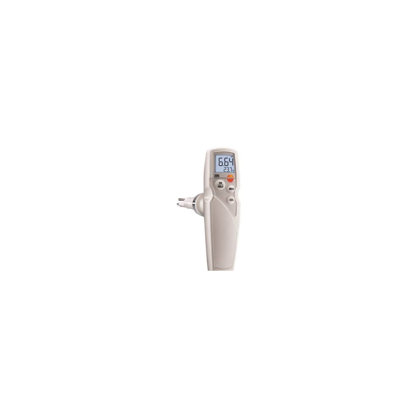 testo 205 starter set - pH/temperature measuring instrument for semi-solid media
